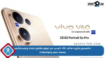 «تصميم مثير» هاتف v50 الجديد من فيفو مقاوم للماء وبمستشعر بصمة سعر ومواصفات